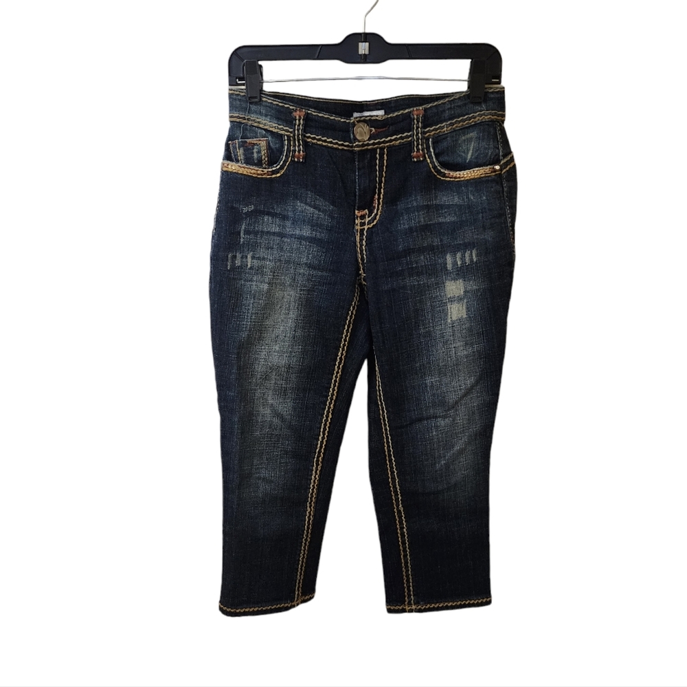 Fashion Bug Blue Jean Capris Size 4